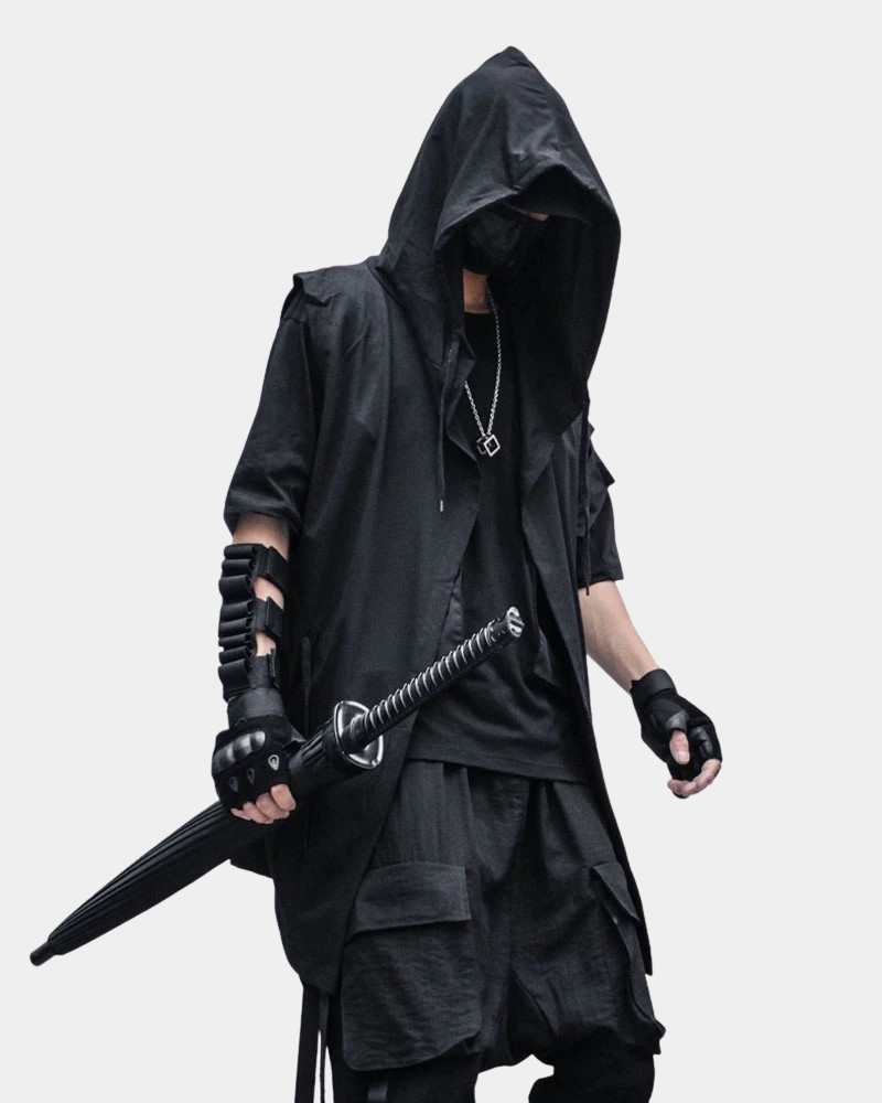 Assassin's creed sleeveless sales hoodie