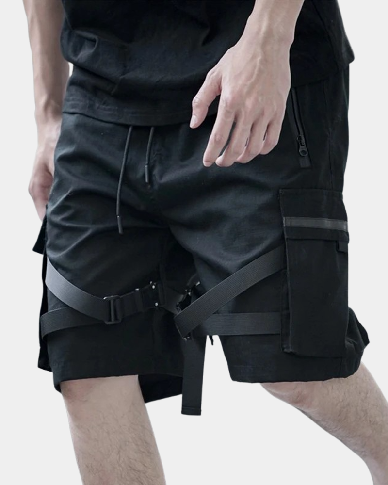 Techwear Cargo Shorts