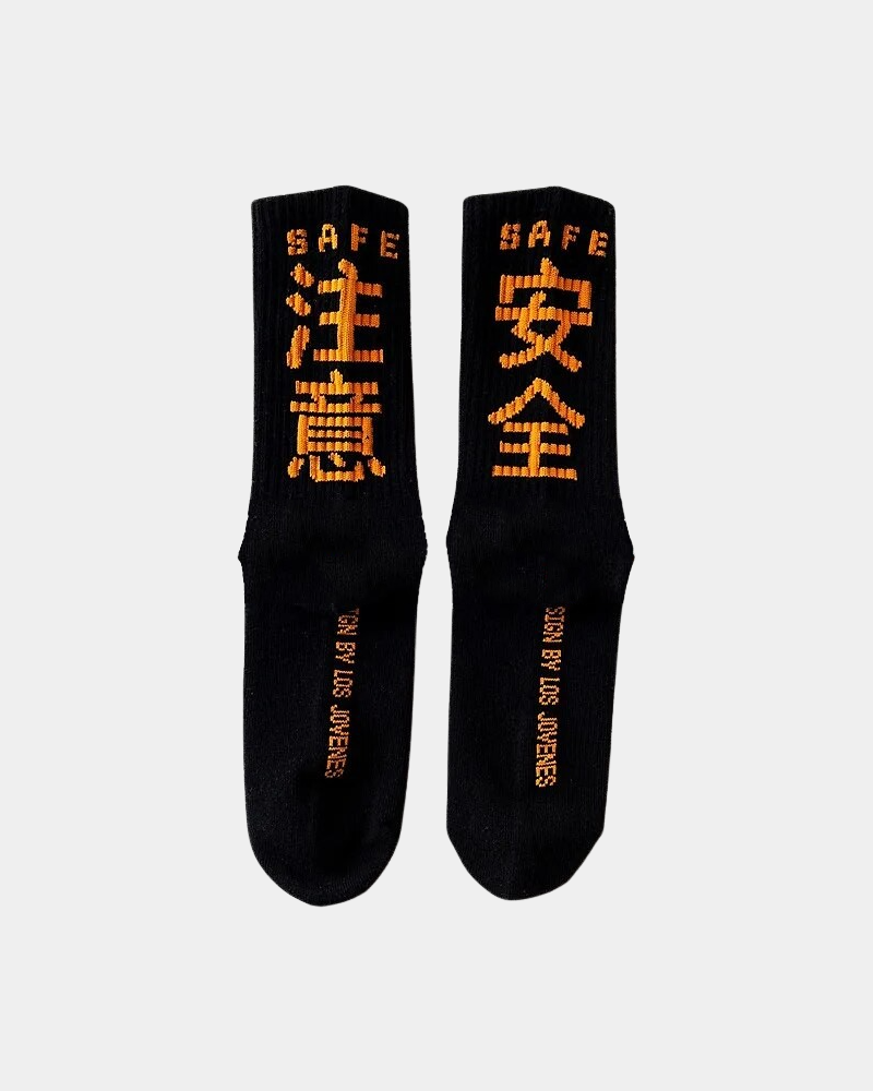 Kanji Japanese Characters Socks