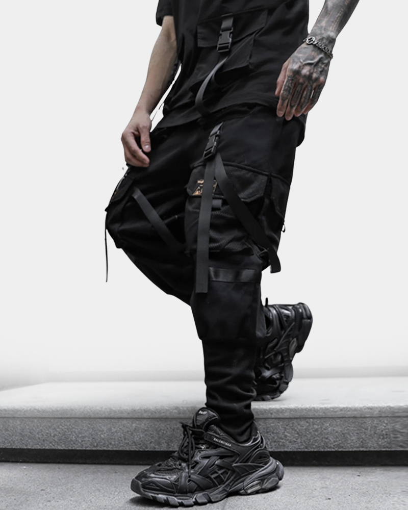 Tactical Cargo Pants With Straps
