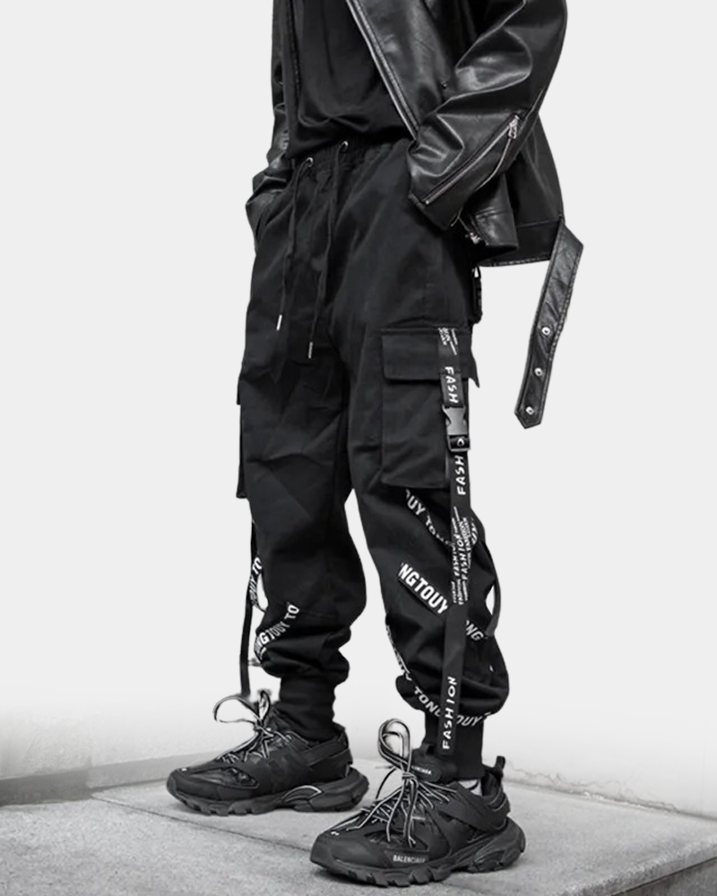 Cargo Pants With Straps Mens
