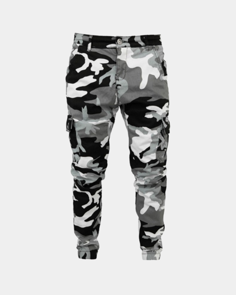 Camo Cargo Joggers Mens