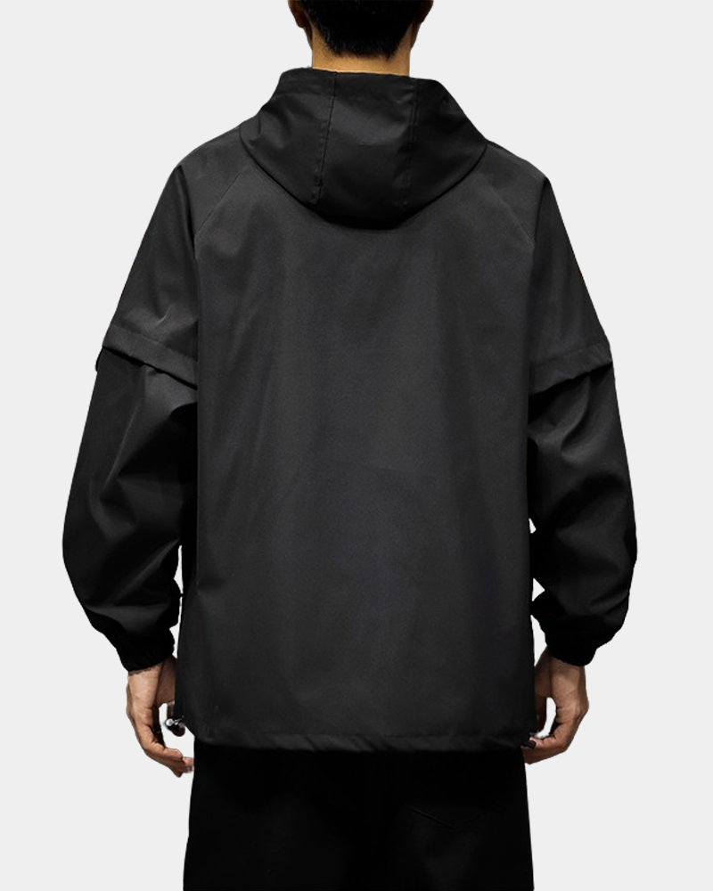 Black Techwear Coat