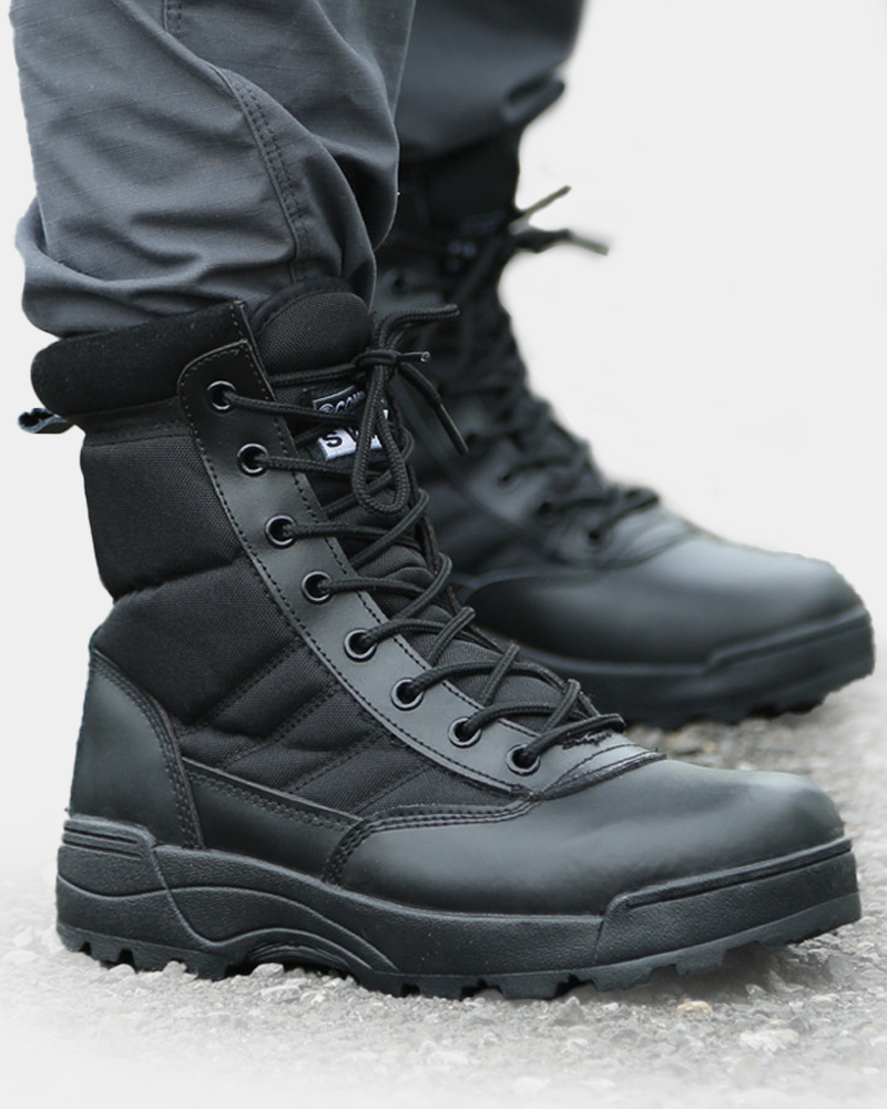Tactical Side Zip Boots