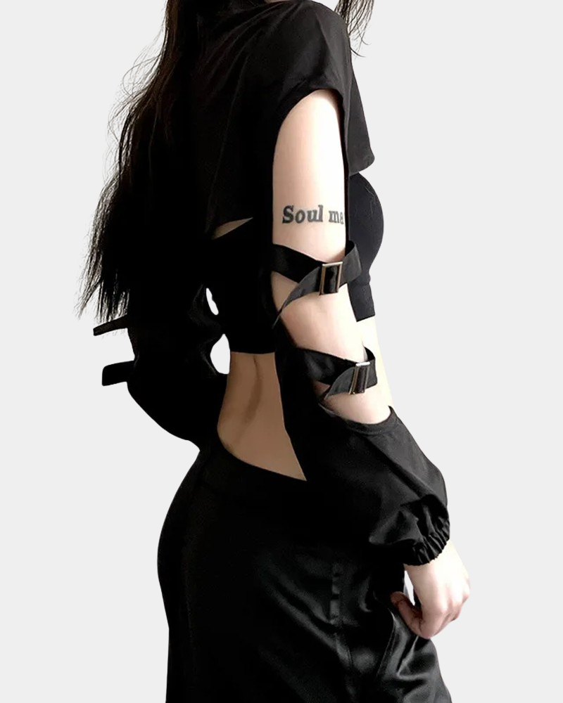Cropped Techwear Jacket