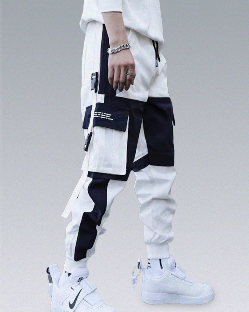 White Techwear Pants