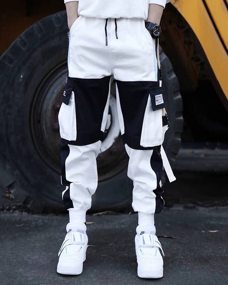 White Techwear Pants