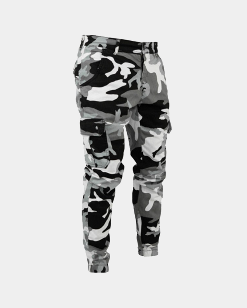 Camo Cargo Joggers Mens