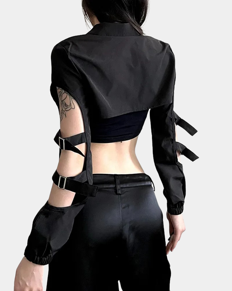 Cropped Techwear Jacket