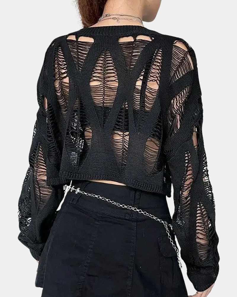 Ripped Crop Top