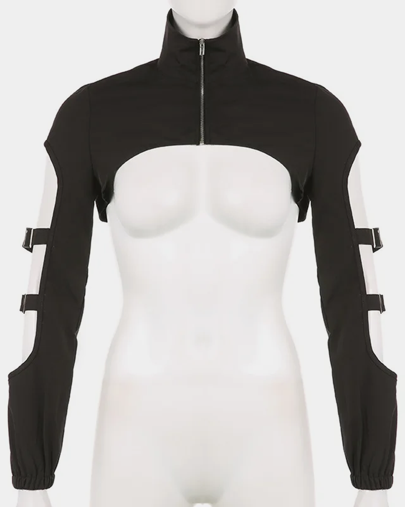 Cropped Techwear Jacket