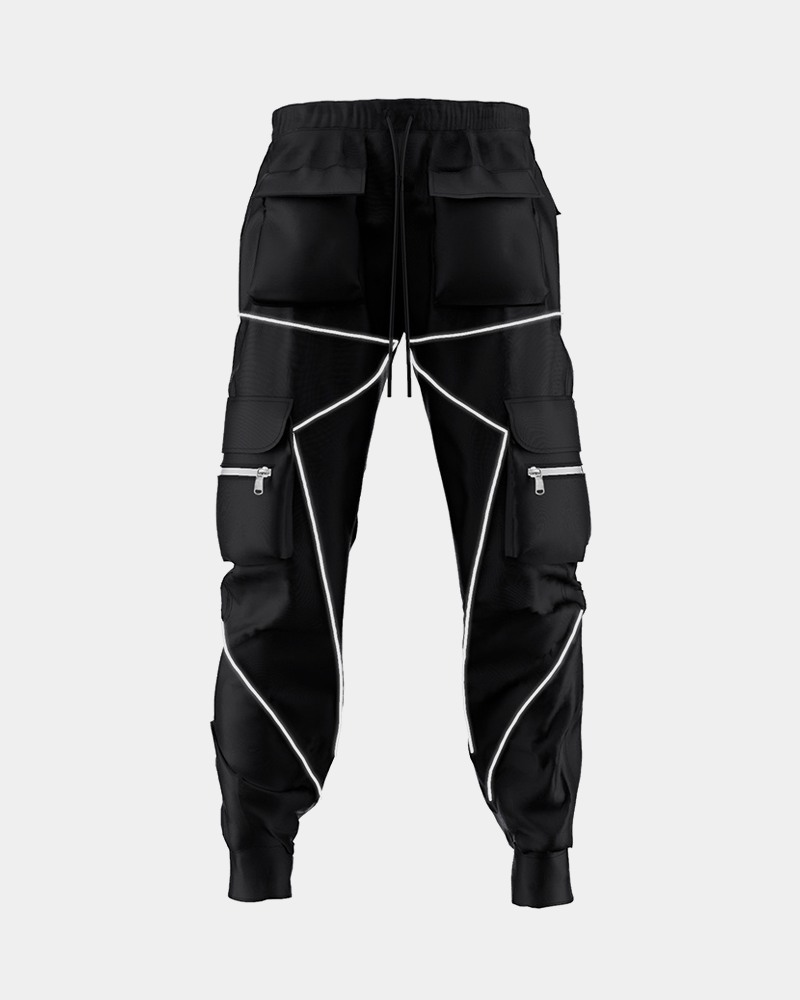Black Reflective Pants