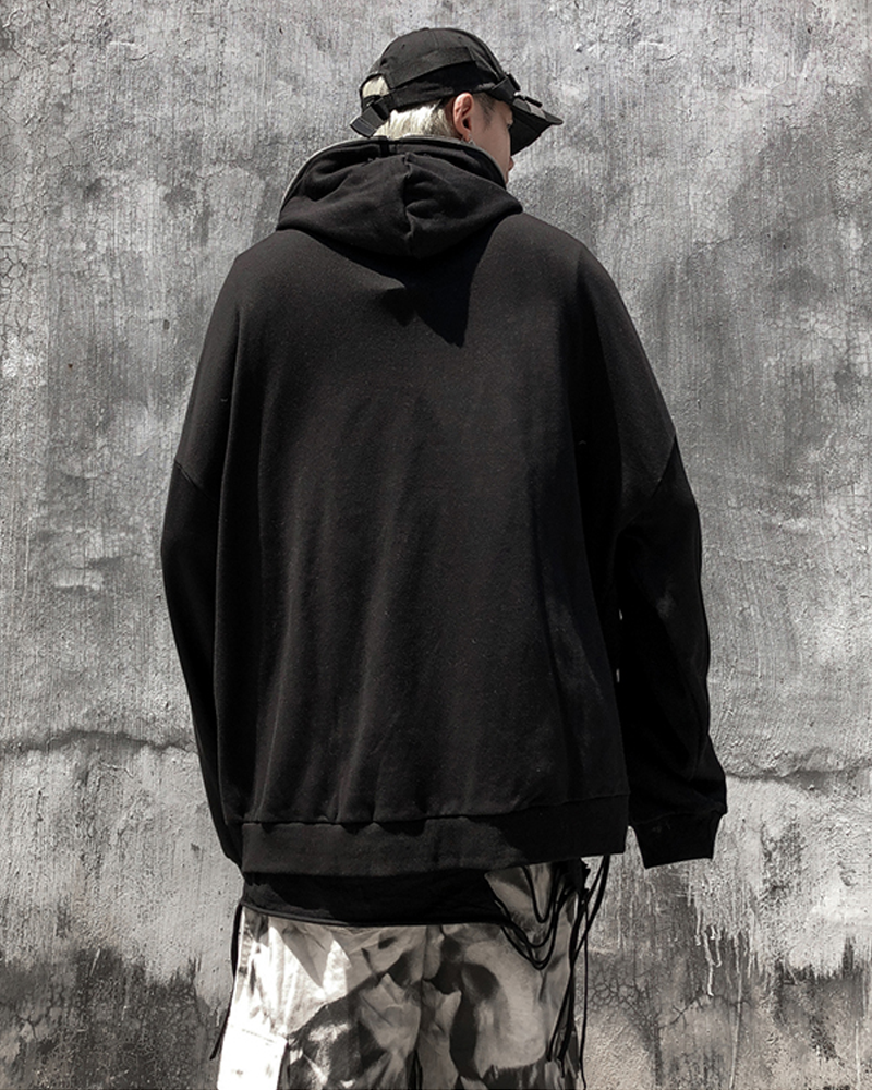 Grunge Black Hoodie
