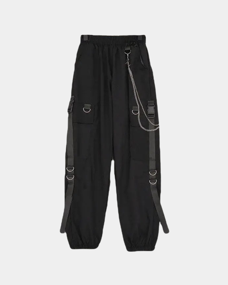 Womens Black Cargo Pants