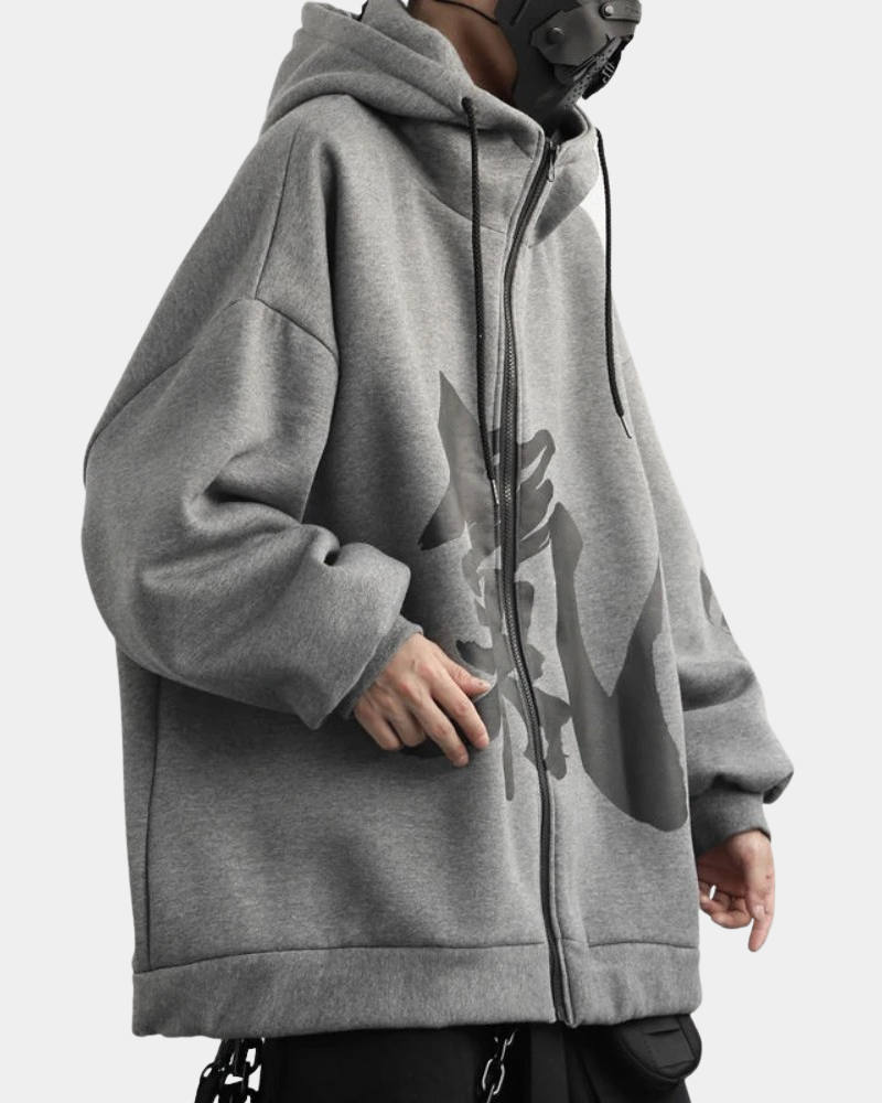 Japanese Zip Up Hoodie