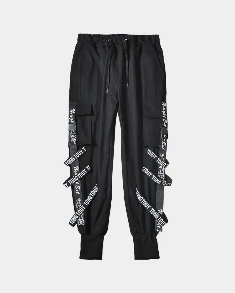 Cargo Pants With Straps Mens