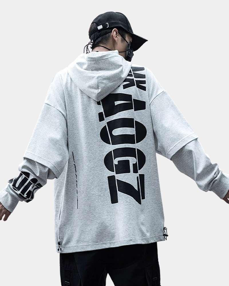 Black Loose Hoodie