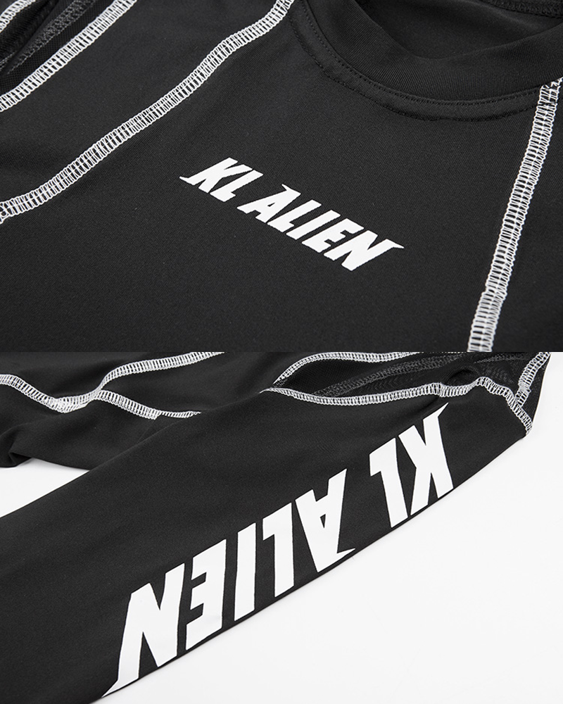 Long Sleeve Black Bodysuit
