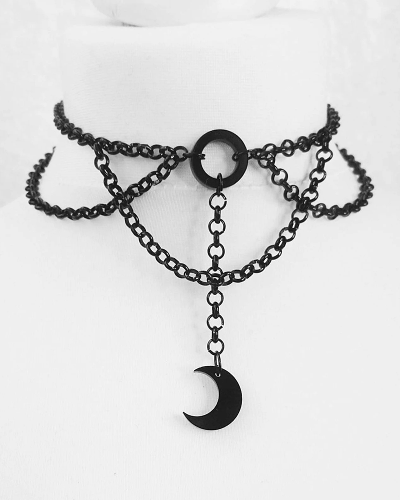 Moon Choker Necklace