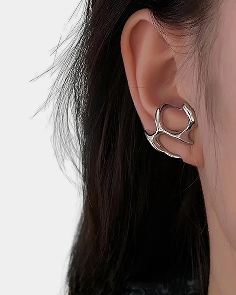 Liquid Metal Earrings