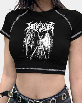 Goth Crop Top