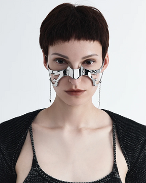 Cyberpunk Face Chain Mask