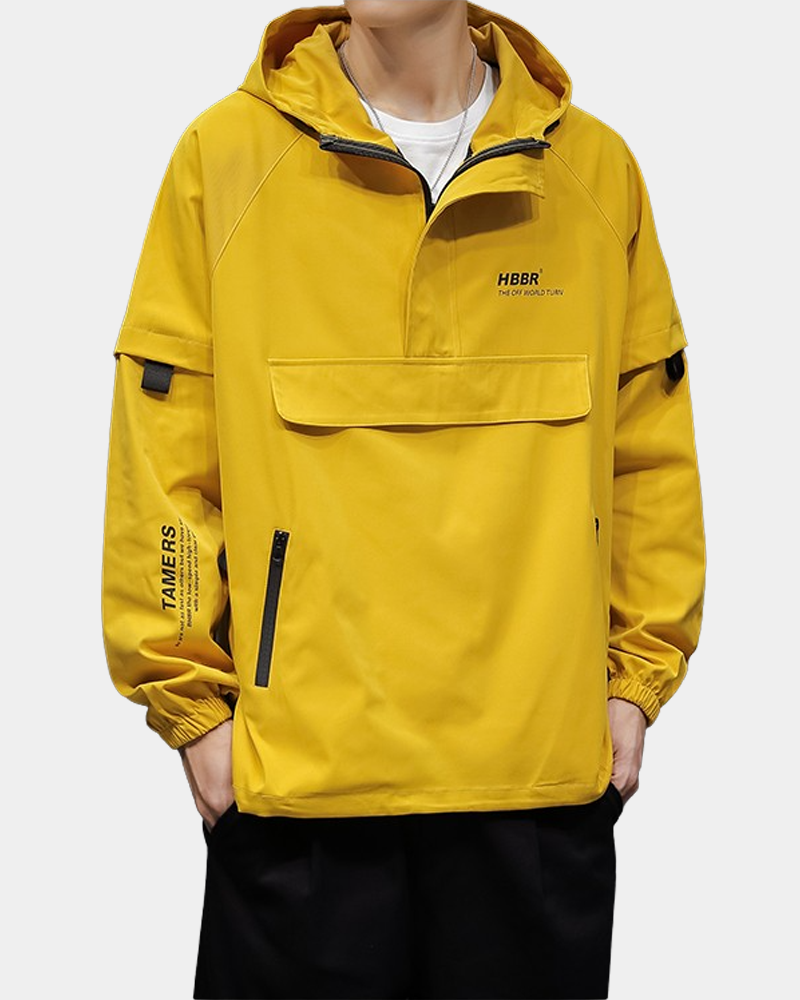 Yellow Techwear Jacket