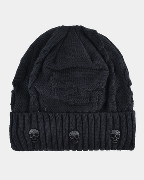 Black Skull Beanie