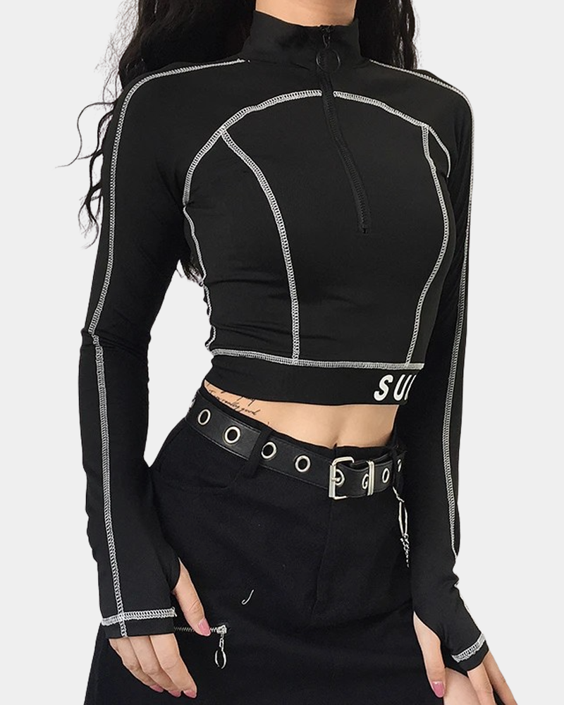 Techwear Crop Top