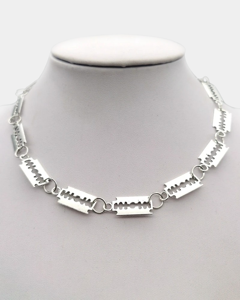 Razor Blade Necklace