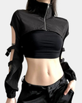 Cropped Techwear Jacket