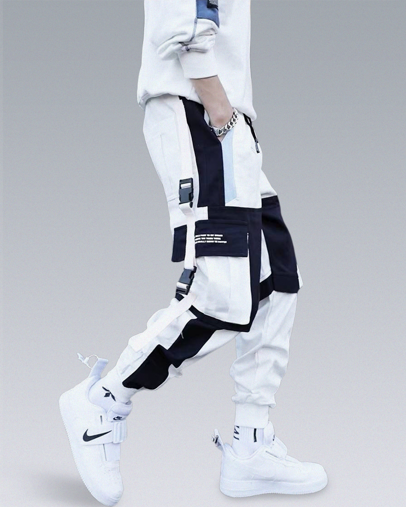 White Techwear Pants