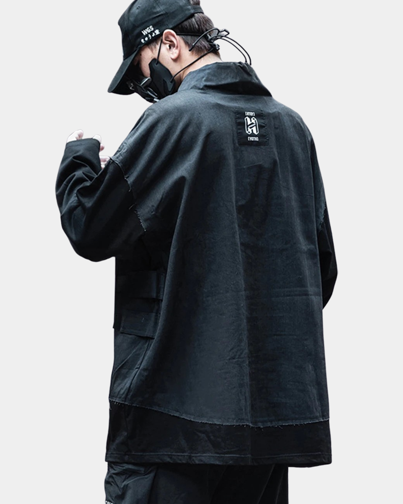 Black Japanese Hoodie