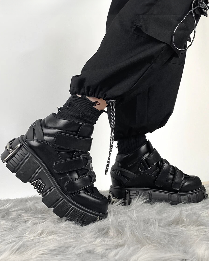Goth Platform Sneakers