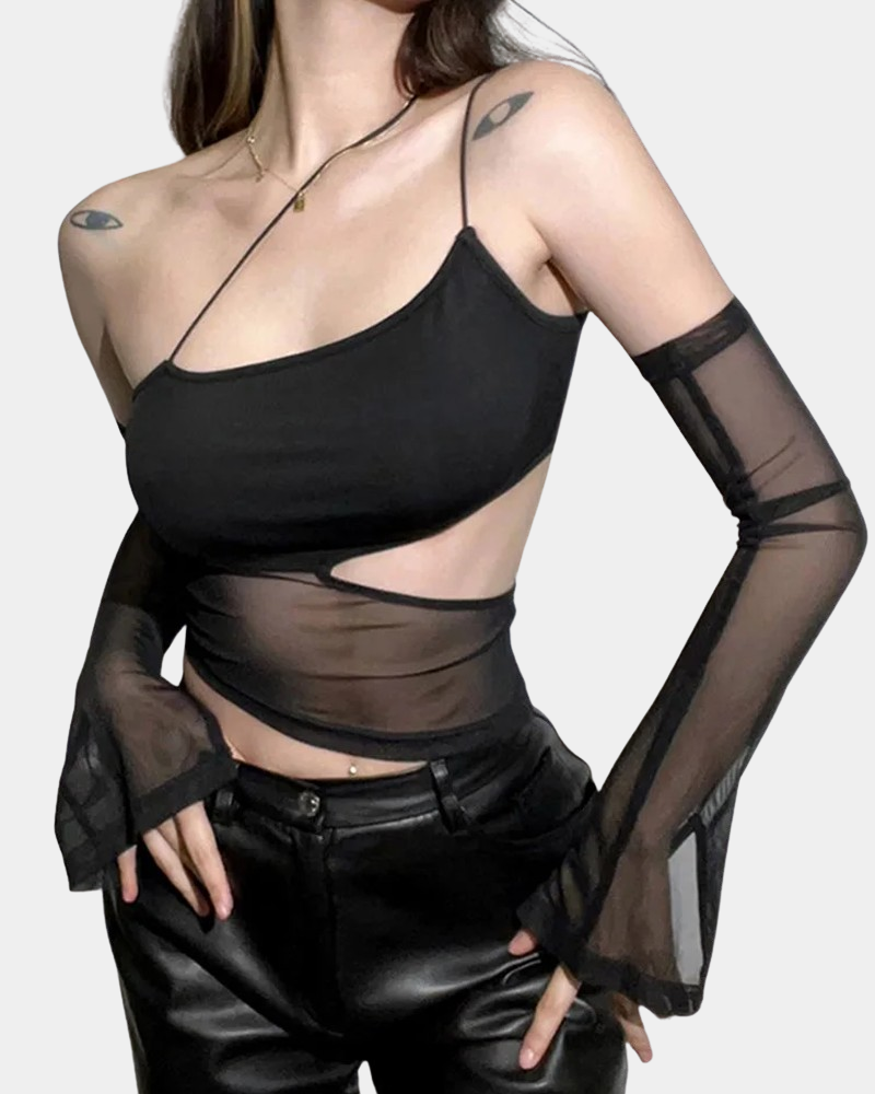 Asymmetric Crop Top