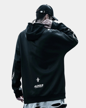 Black Techwear Hoodie