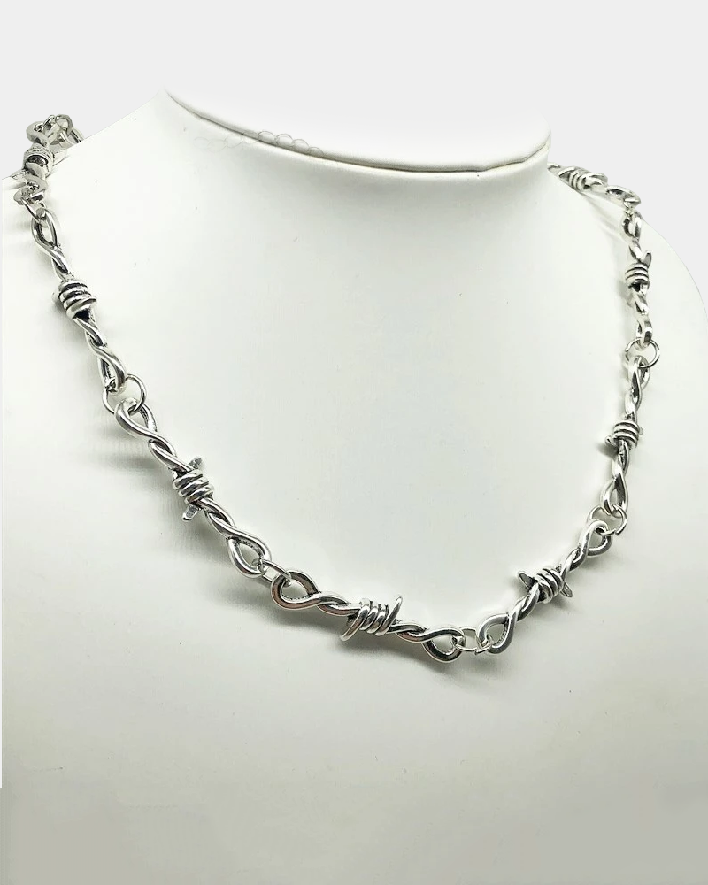 Barbed Wire Necklace