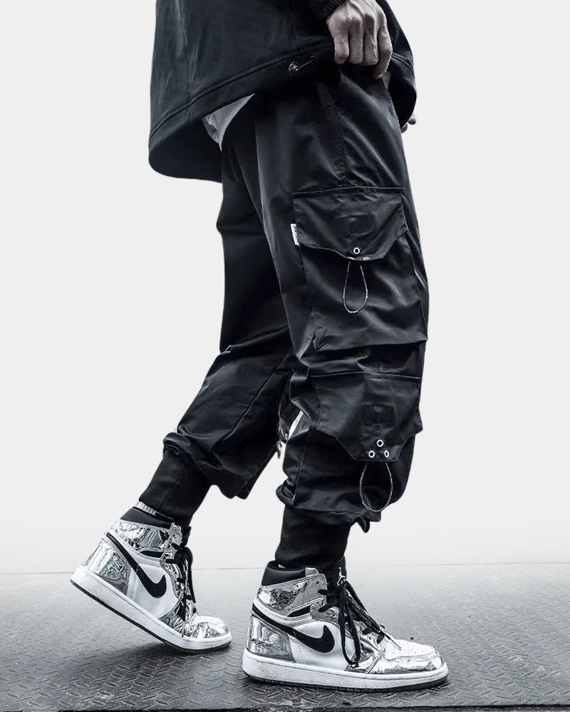 Black Baggy Cargo Pants