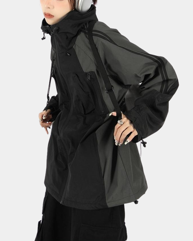 Black Oversized Jacket | Techwear Division