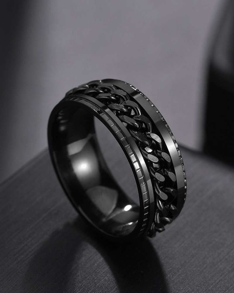 Black Chain Ring