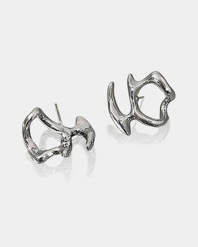 Liquid Metal Earrings