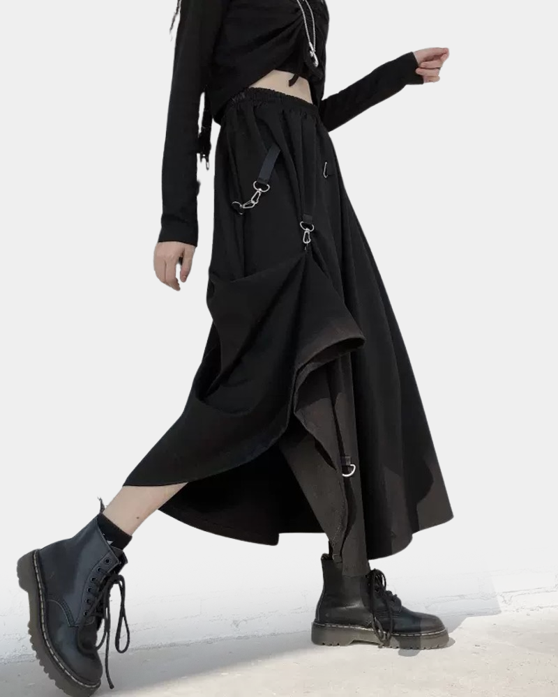 Techwear Long Skirt