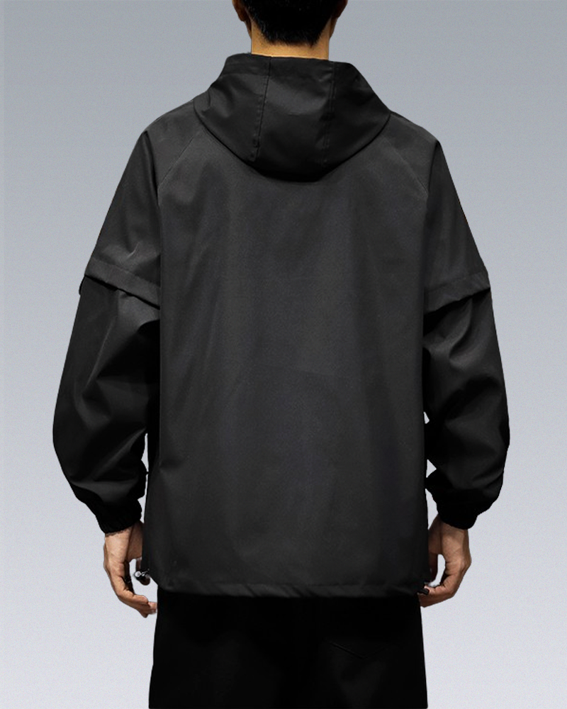 Black Techwear Coat