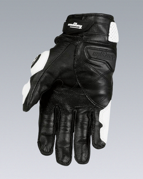 Black And White Leather Gloves