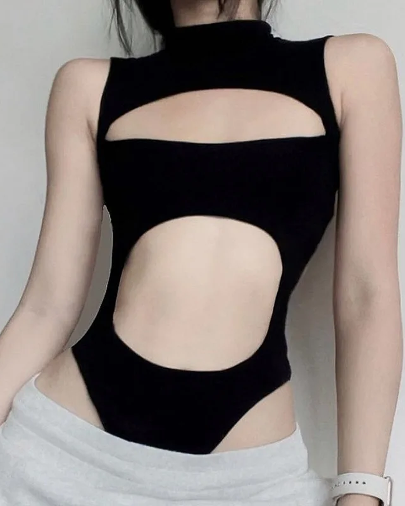 Hollow Out Bodysuit
