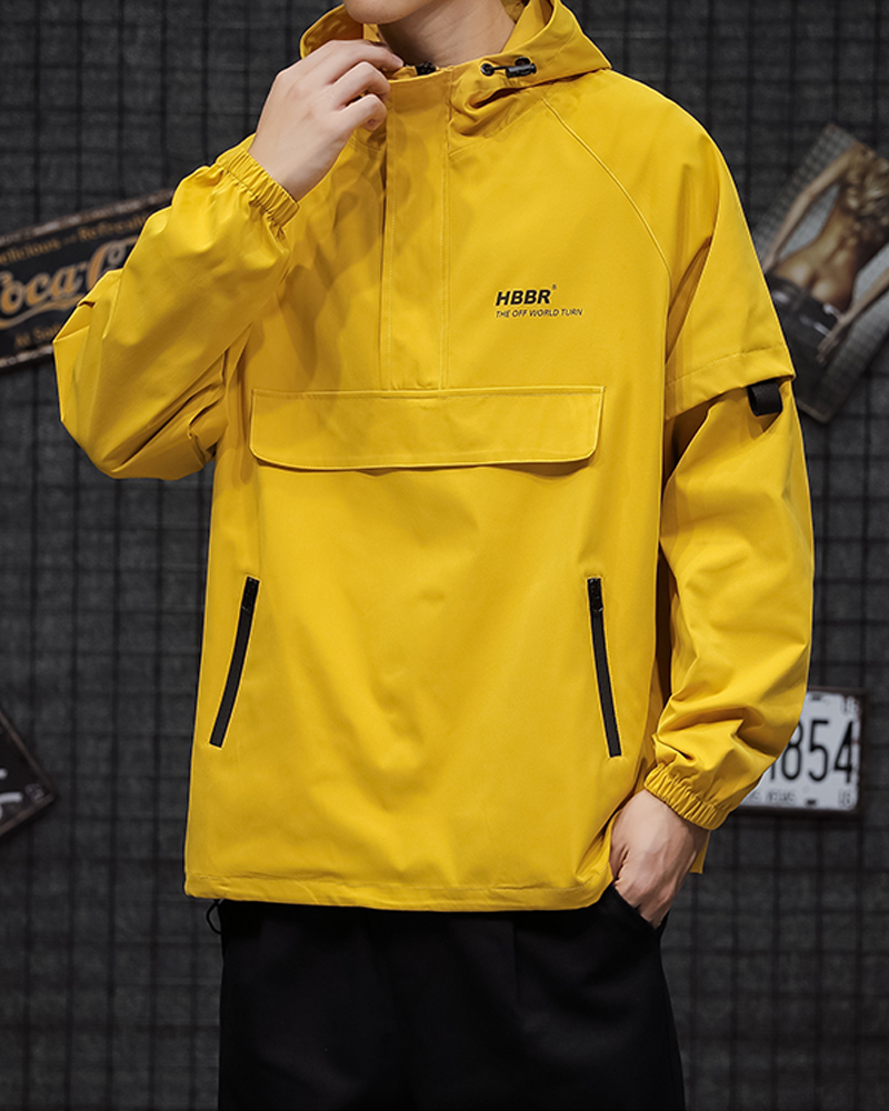 Yellow Techwear Jacket