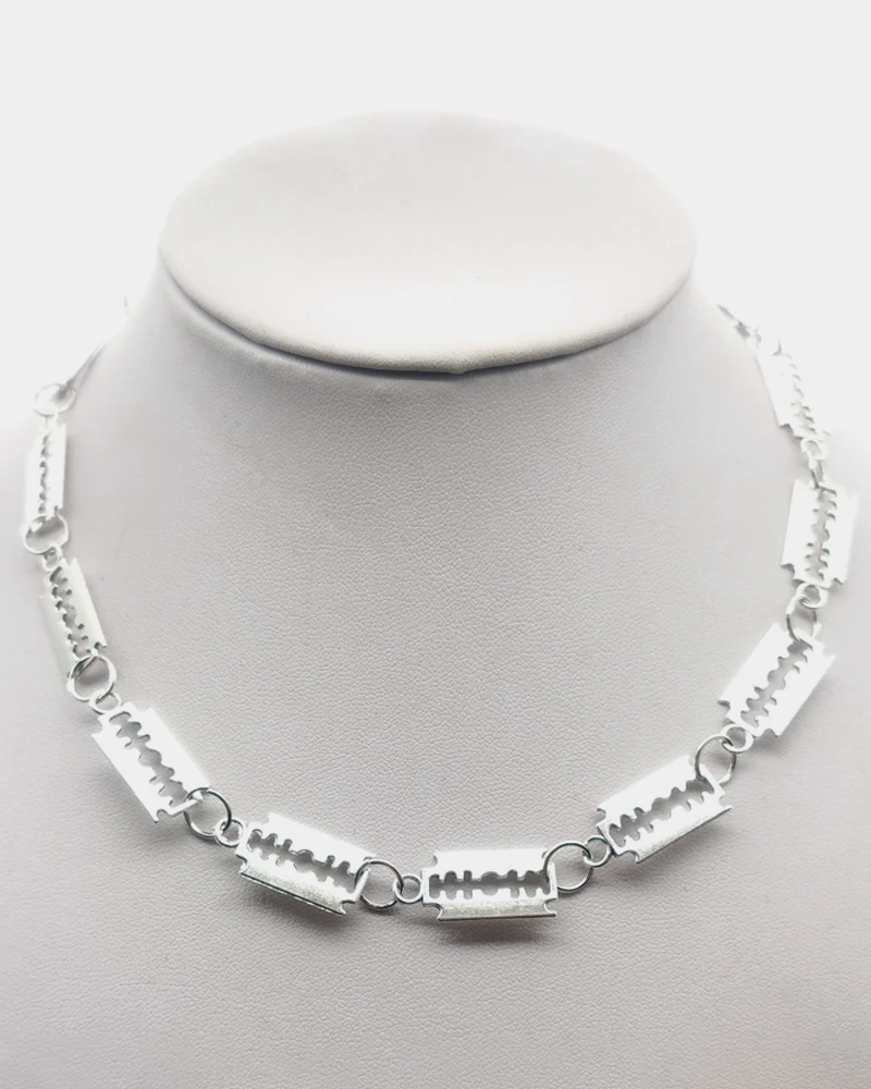 Razor Blade Necklace