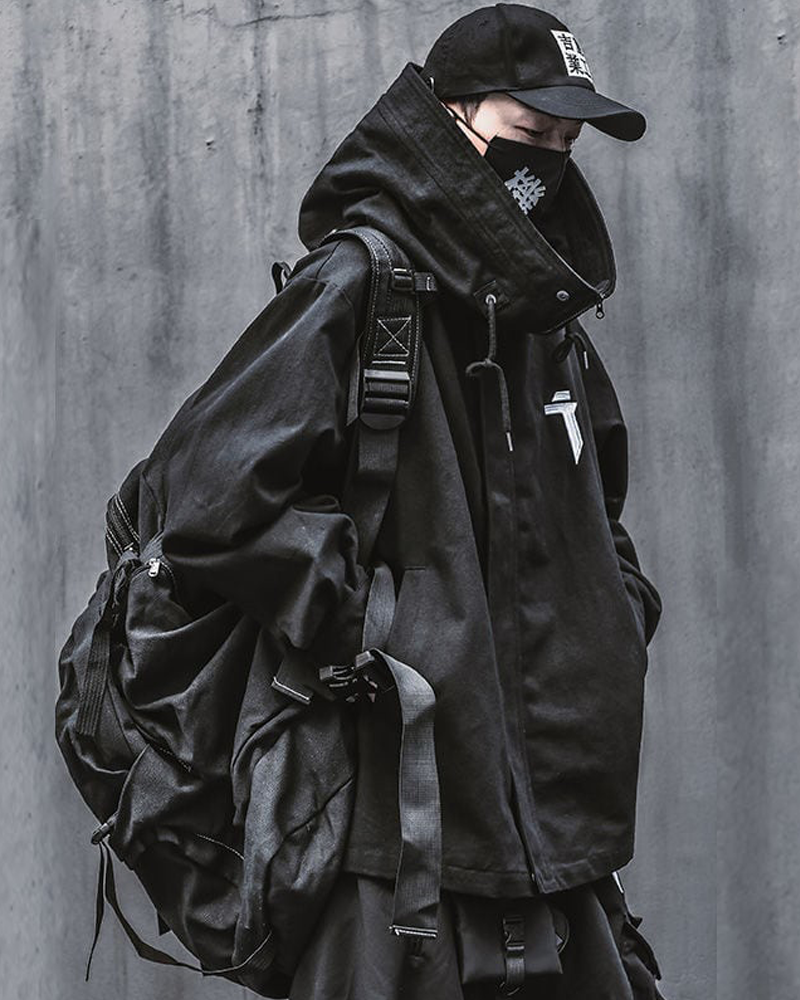 Techware Red Jacket Affordable Techwear Jacket – Techwear Division