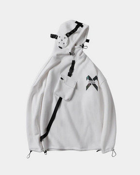 Techwear Hoodie With Straps