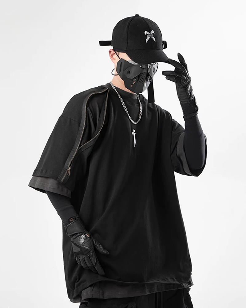 Black Oversized Shirt | Techwear Division